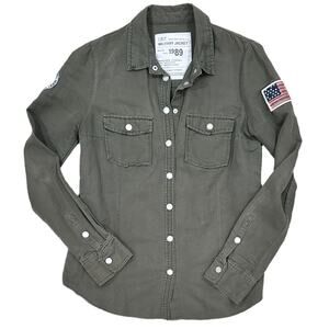 Zadig & Voltaire Button Down Military Shirt